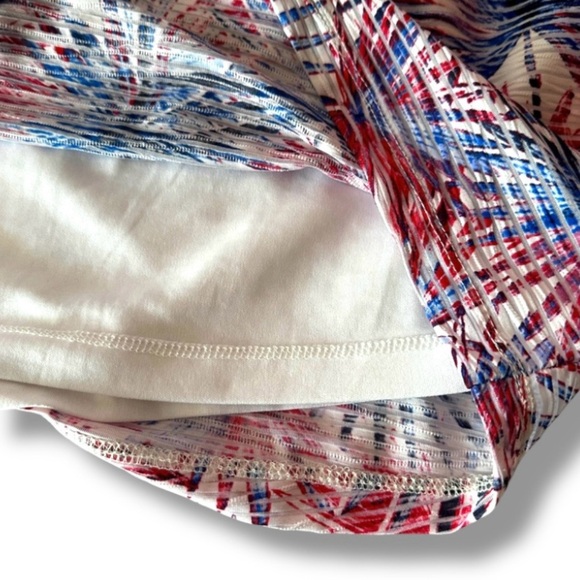 Kim Rogers Blue Red Fireworks Striped Lined Dress Women’s Plus Size 2X Patriotic - Picture 15 of 16